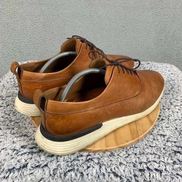 Wolf & Shepherd Crossover Longwing Dress Shoes Men's 11.5 M Honey/White Hybrid - Picture 5 of 15